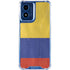 Colombia Flag Distressed Moto G 5G (2024) Clear Case